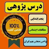 درس پژوهی نواحی صنعتی مهم ایران مطالعات اجتماعی پایه پنجم ابتدایی